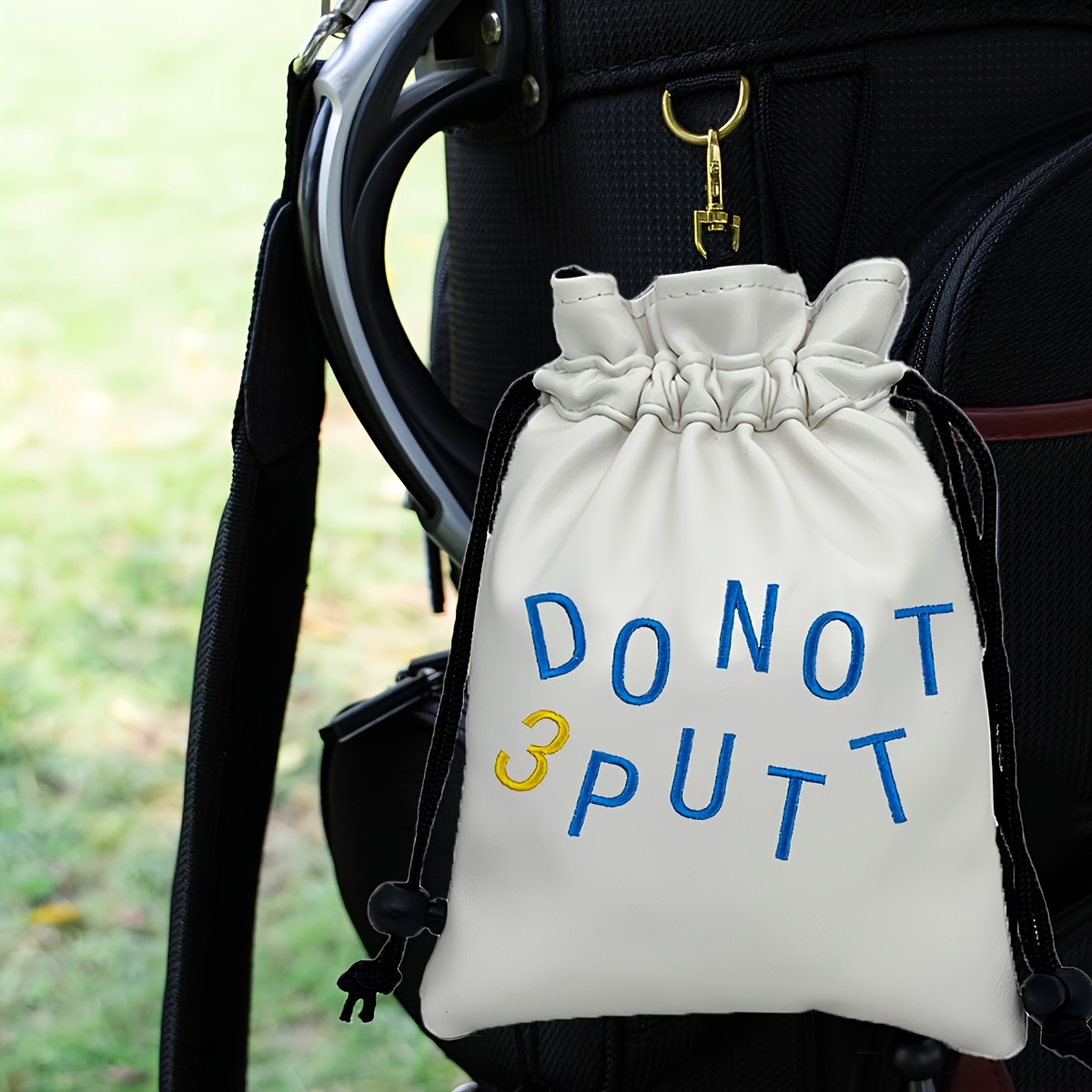 1pc Golf Ball Bag, PU Material - Golf Bag review and price